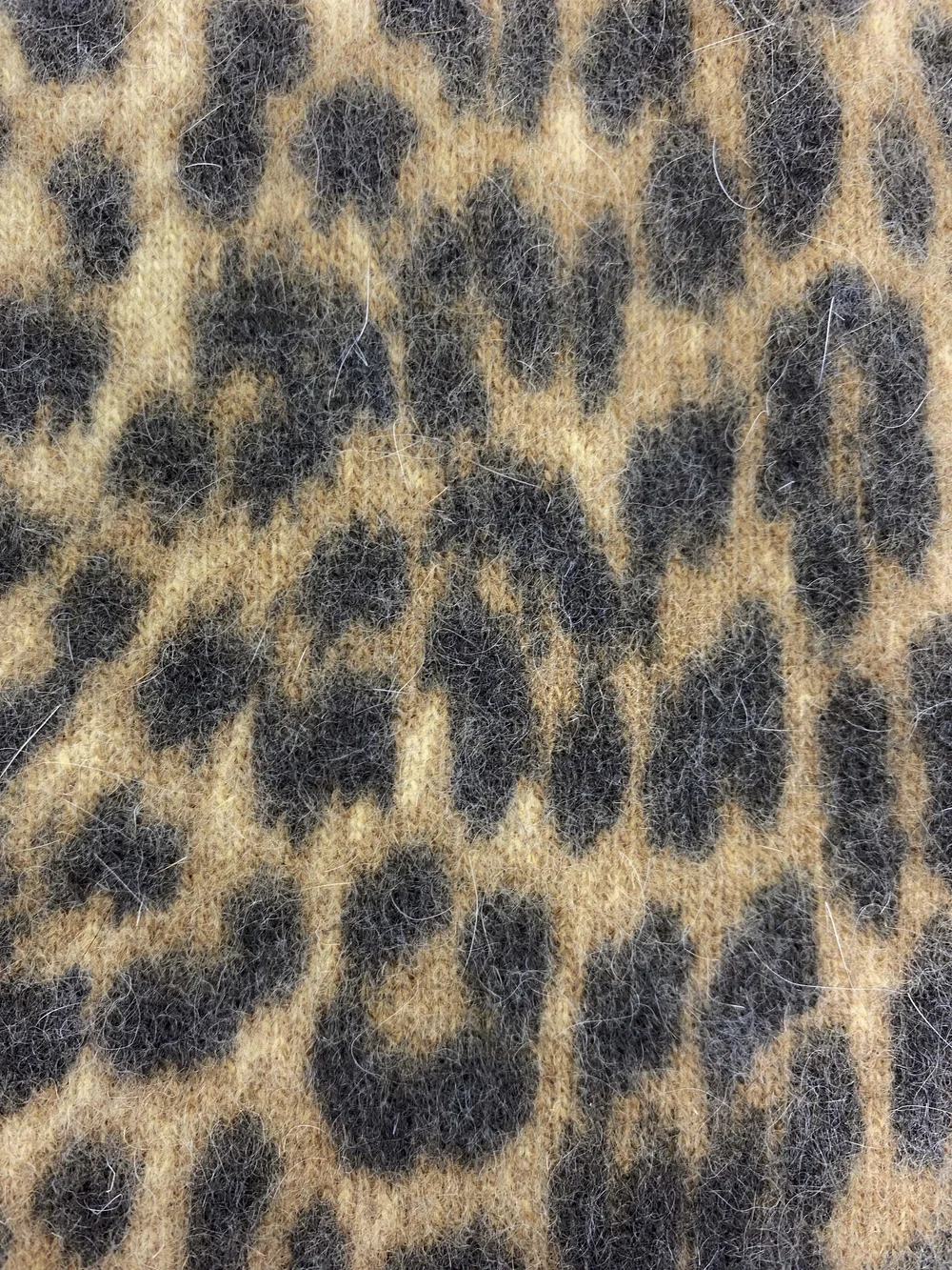 John Galliano F/W 2002 leopard print angora sweater — JAMES VELORIA